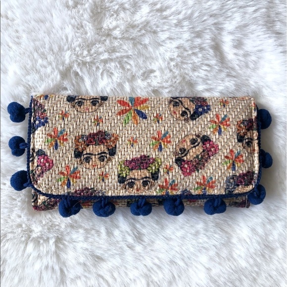 Frida Khalo Cartoon Long Wallet - Picture 3 of 6